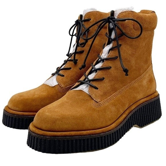 NWT Rag & Bone Sloane Boot Lace-Up Boots Cinnamon Brown Suede Size 8 New In Box - Picture 6 of 16